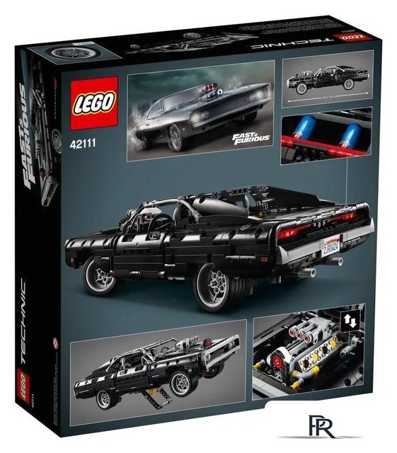 Конструктор LEGO Technic 42111 Dodge Charger Доминика Торетто - Изображение №7 — Интернет-магазин ПроЗаказ