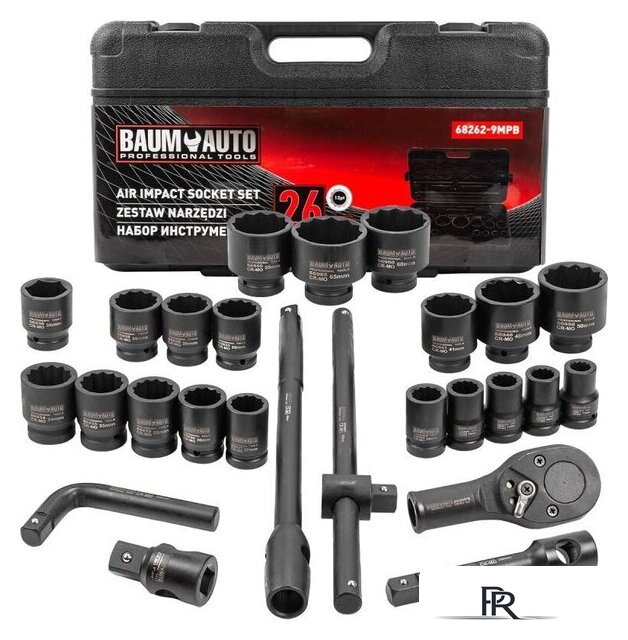 Универсальный набор инструментов BaumAuto BM-68262-9MPB (26 предметов) - Изображение №1 — Интернет-магазин ПроЗаказ