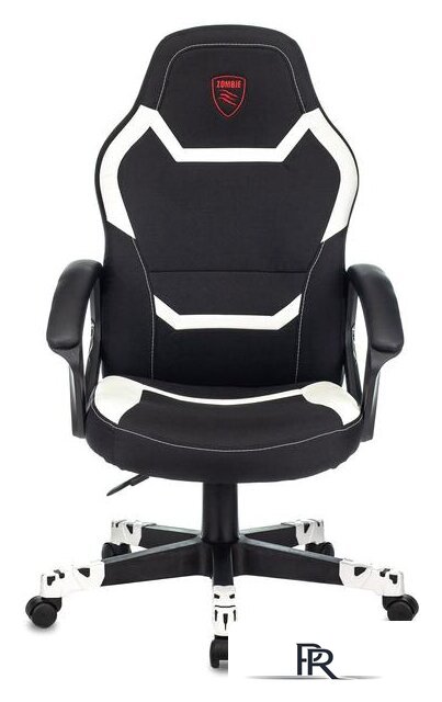 Игровое (геймерское) кресло Zombie 10 (черный/белый) - Изображение №2 — Интернет-магазин ПроЗаказ