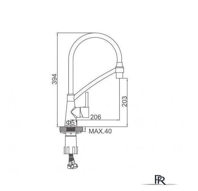 Смеситель Ledeme L4399D-12 - Изображение №6 — Интернет-магазин ПроЗаказ