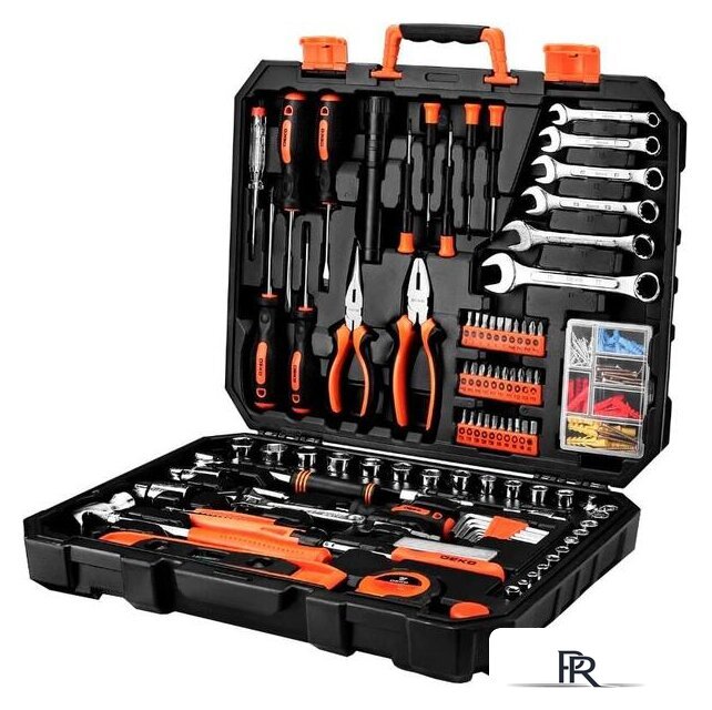 Универсальный набор инструментов Deko DKMT208 (208 предметов) - Изображение №1 — Интернет-магазин ПроЗаказ