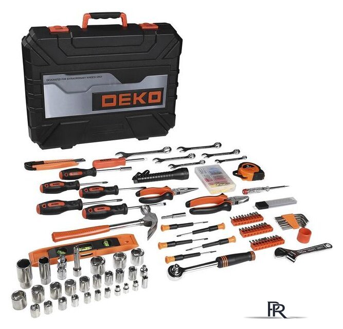Универсальный набор инструментов Deko DKMT208 (208 предметов) - Изображение №2 — Интернет-магазин ПроЗаказ
