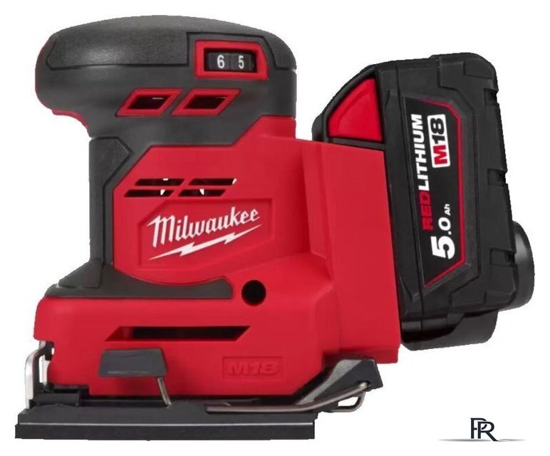 Виброшлифмашина Milwaukee M18 BQSS-502B 4933479967 (с 2-мя АКБ, сумка) - Изображение №1 — Интернет-магазин ПроЗаказ