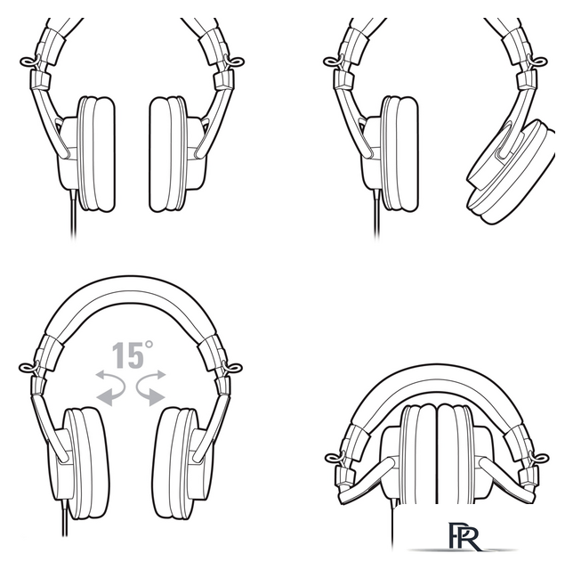 Наушники Audio-Technica ATH-M30x - Изображение №6 — Интернет-магазин ПроЗаказ