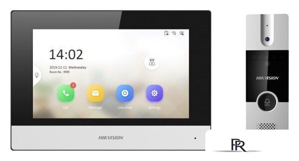 Комплект видеодомофона Hikvision DS-KIS302-P - Изображение №1 — Интернет-магазин ПроЗаказ
