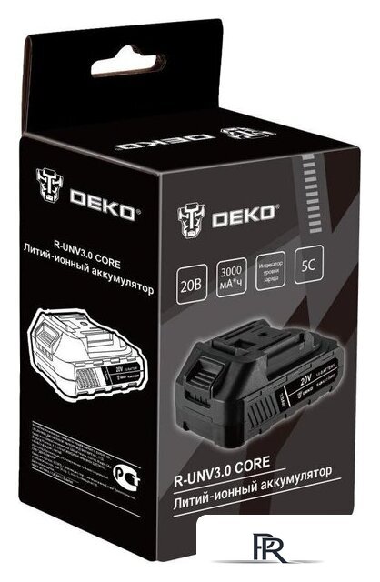 Аккумулятор Deko R-UNV3.0 Core 083-1014 (20В/3 Ач) - Изображение №5 — Интернет-магазин ПроЗаказ