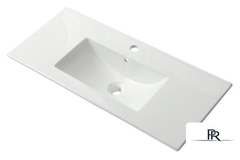  ЗОВ Тумба с умывальником Кито 100 K100LW0MWM-OL100 (белый матовый) - Изображение №2 — Интернет-магазин ПроЗаказ