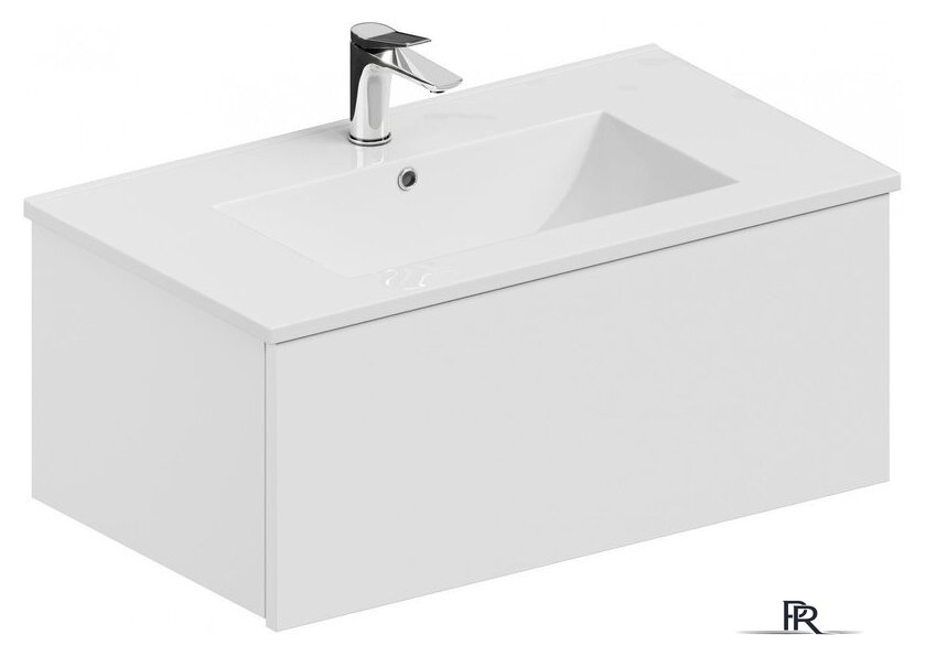 ЗОВ Тумба с умывальником Кито 100 K100LW0MWM-OL100 (белый матовый) - Изображение №1 — Интернет-магазин ПроЗаказ