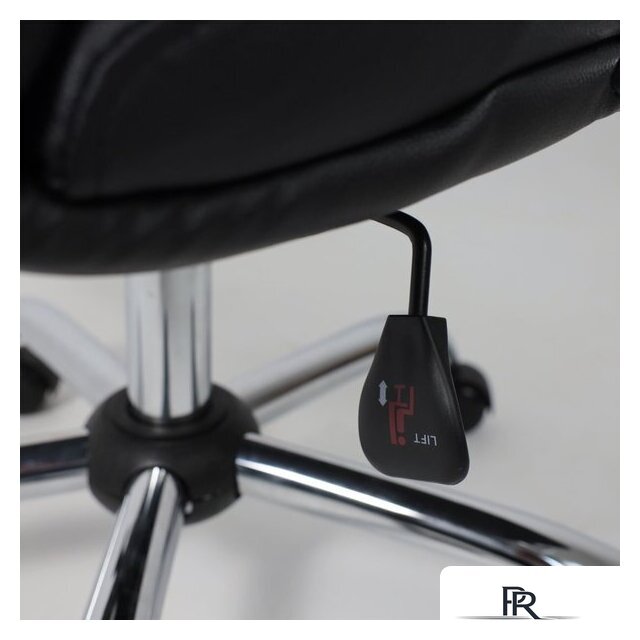 Офисное кресло AksHome Немига 1 (кожа натуральная Black/основание хром) - Изображение №13 — Интернет-магазин ПроЗаказ