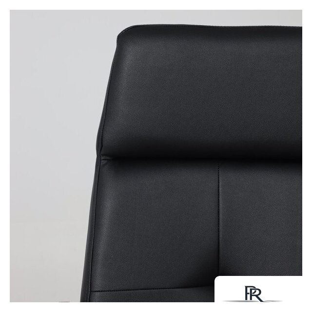 Офисное кресло AksHome Немига 1 (кожа натуральная Black/основание хром) - Изображение №9 — Интернет-магазин ПроЗаказ