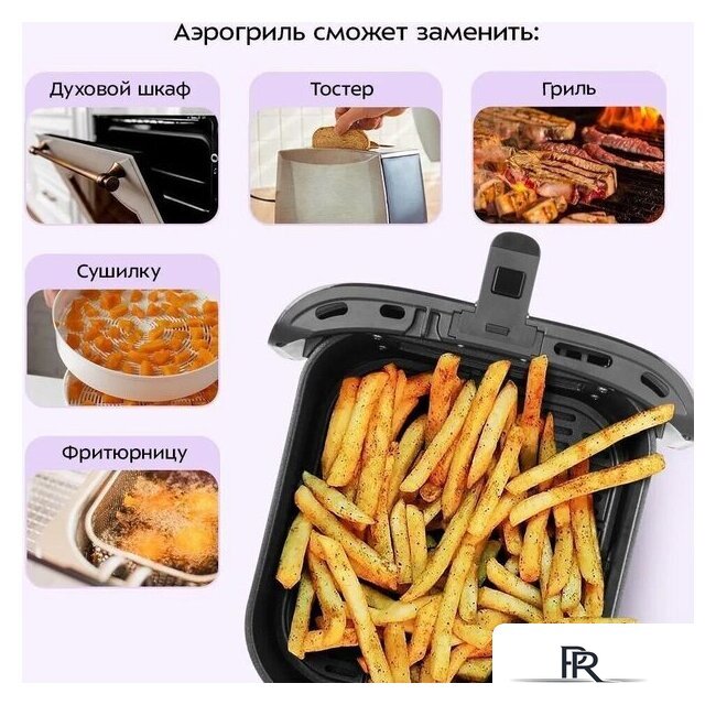 Аэрогриль (аэрофритюрница) Kitfort KT-8151 - Изображение №3 — Интернет-магазин ПроЗаказ