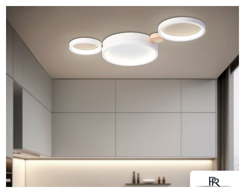 Припотолочная люстра Ambrella light FL4812/3 WH - Изображение №8 — Интернет-магазин ПроЗаказ