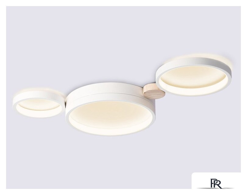 Припотолочная люстра Ambrella light FL4812/3 WH - Изображение №4 — Интернет-магазин ПроЗаказ