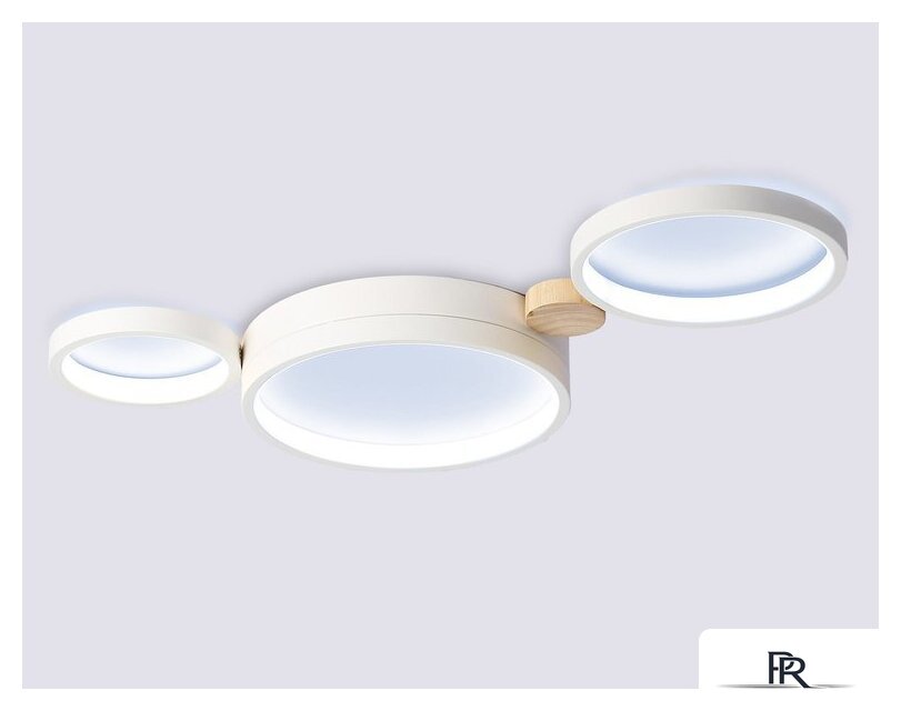 Припотолочная люстра Ambrella light FL4812/3 WH - Изображение №5 — Интернет-магазин ПроЗаказ