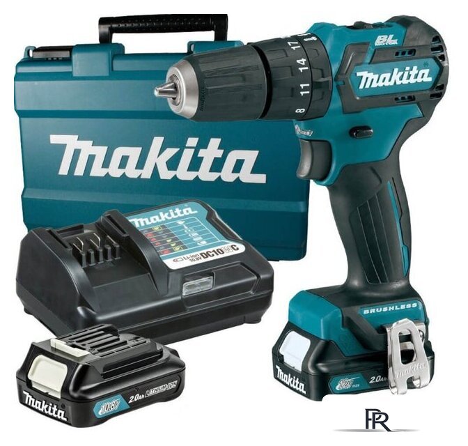 Дрель-шуруповерт Makita DF332DWAE (с 2-мя АКБ, кейс) - Изображение №1 — Интернет-магазин ПроЗаказ