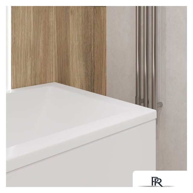 Ванна Lauter Oasis 190 21203090 (с ножками, серым подголов., белый лиц. и торц.экран) - Изображение №22 — Интернет-магазин ПроЗаказ