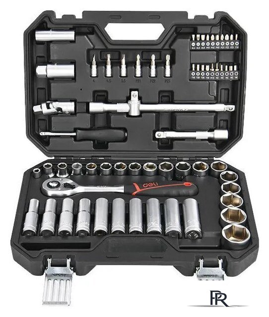 Универсальный набор инструментов Deli EDQ43062 (62 предмета) - Изображение №1 — Интернет-магазин ПроЗаказ