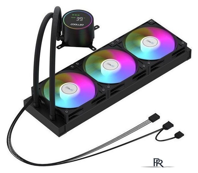 Система жидкостного охлаждения для процессора Coolleo Ice Fairy Dig 360 Lite (черный) - Изображение №3 — Интернет-магазин ПроЗаказ