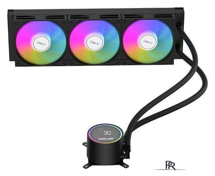 Система жидкостного охлаждения для процессора Coolleo Ice Fairy Dig 360 Lite (черный) - Изображение №2 — Интернет-магазин ПроЗаказ