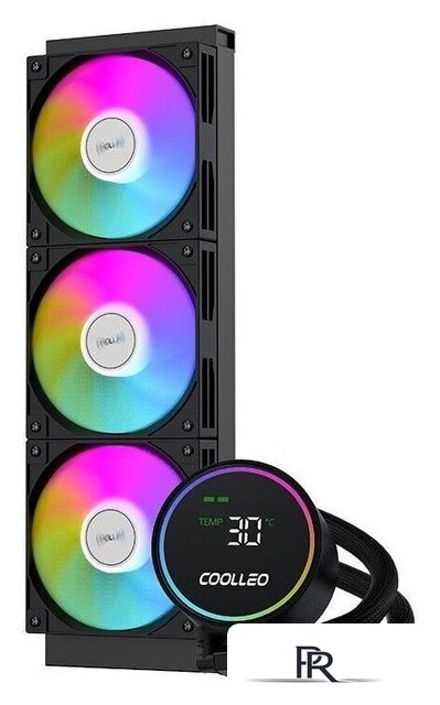 Система жидкостного охлаждения для процессора Coolleo Ice Fairy Dig 360 Lite (черный) - Изображение №4 — Интернет-магазин ПроЗаказ