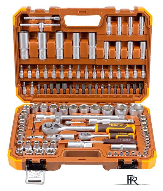 Универсальный набор инструментов Forstime FT-41082-5 (108 предметов) - Изображение №1 — Интернет-магазин ПроЗаказ
