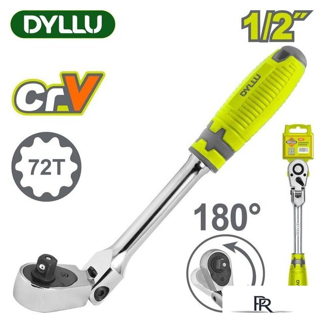 Вороток с трещоткой Dyllu DTRW4212 - Изображение №1 — Интернет-магазин ПроЗаказ