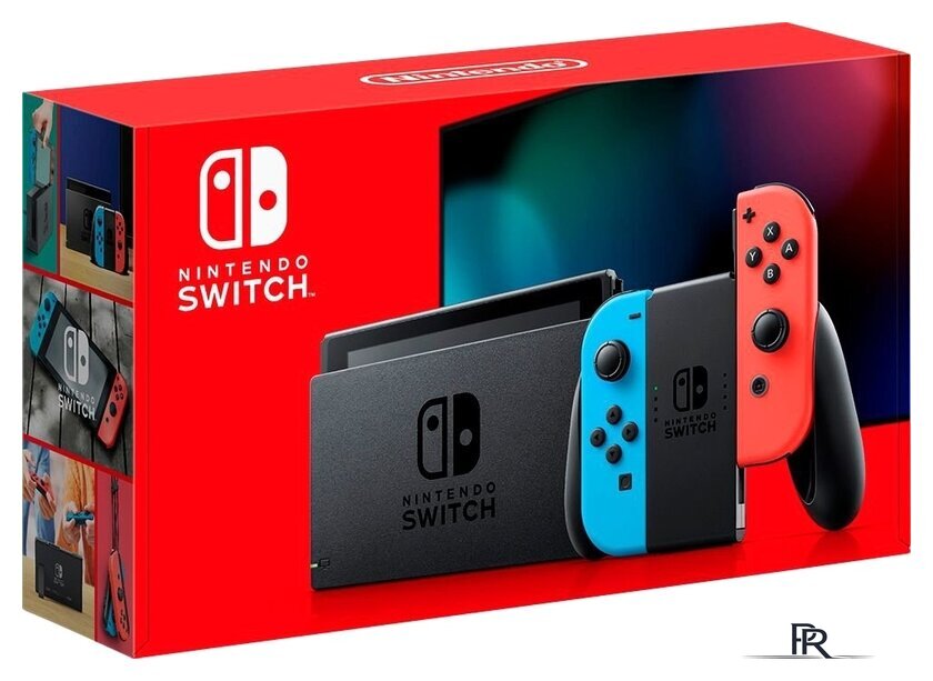 Игровая приставка Nintendo Switch 2019 (с неоновыми Joy-Con) - Изображение №1 — Интернет-магазин ПроЗаказ