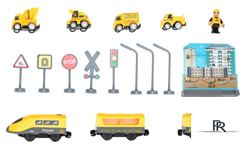 Набор железной дороги Givito Строительная площадка G201-001 - Изображение №5 — Интернет-магазин ПроЗаказ