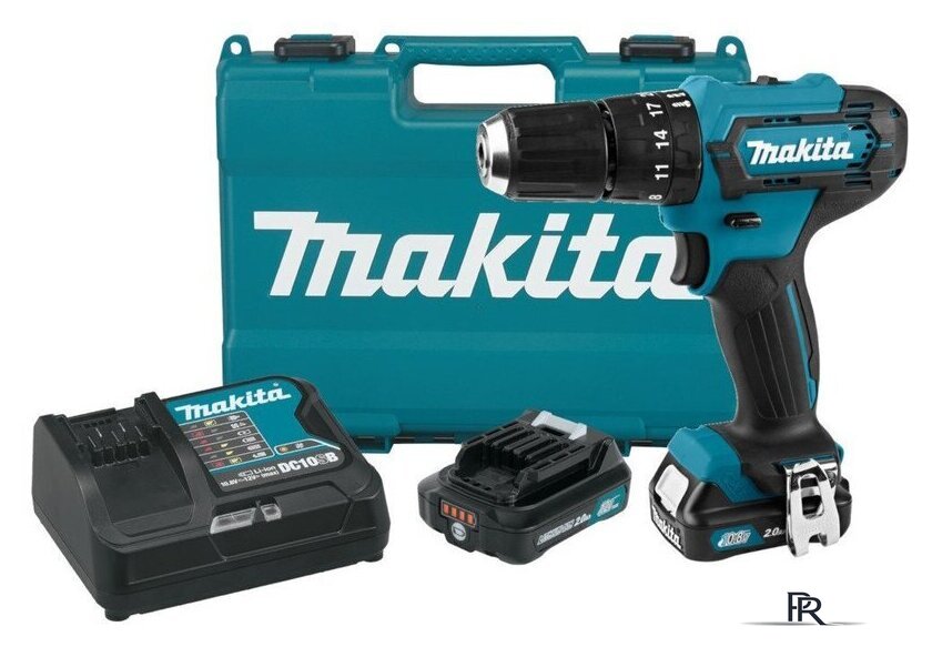 Ударная дрель-шуруповерт Makita HP333DSAE (с 2-мя АКБ, кейс) - Изображение №1 — Интернет-магазин ПроЗаказ