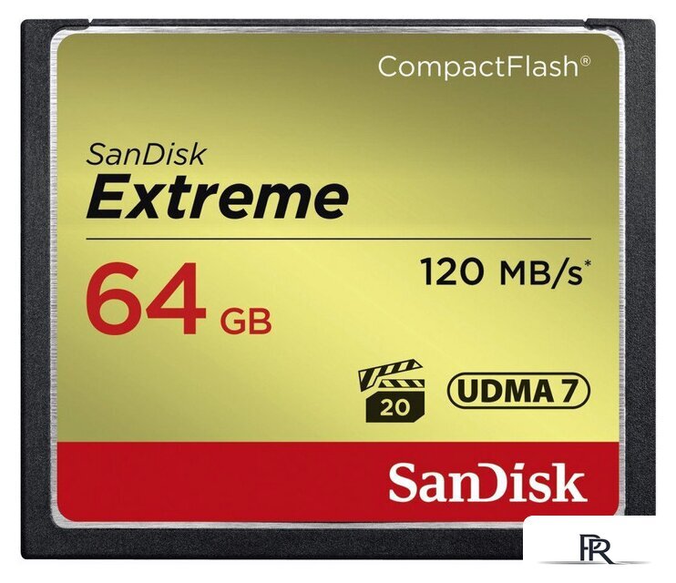 Карта памяти SanDisk Extreme CompactFlash 64GB [SDCFXSB-064G-G46] - Изображение №1 — Интернет-магазин ПроЗаказ