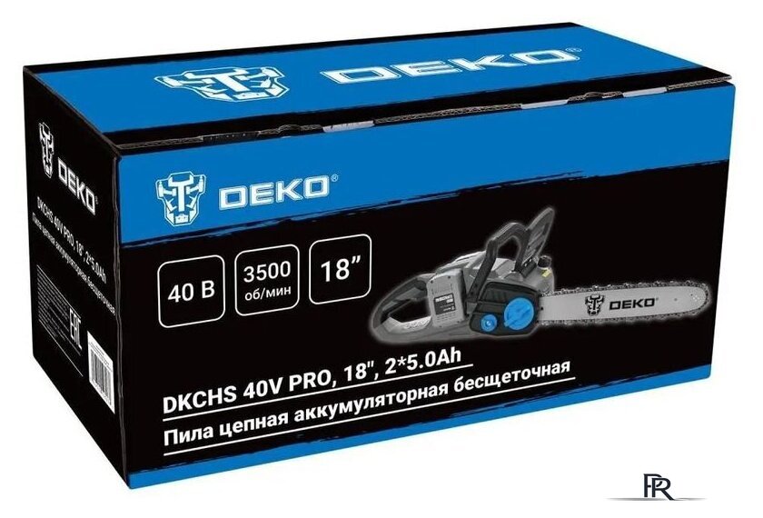 Аккумуляторная пила Deko DKCHS 40V Pro 080-2000 (с 2-мя АКБ) - Изображение №5 — Интернет-магазин ПроЗаказ