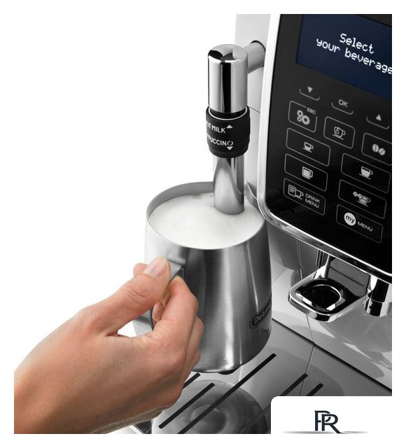 Кофемашина DeLonghi Dinamica ECAM 350.35.W - Изображение №3 — Интернет-магазин ПроЗаказ