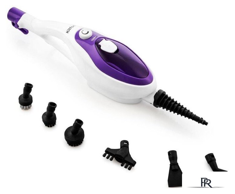 Паровая швабра Kitfort KT-1004-4 (фиолетовый) - Изображение №5 — Интернет-магазин ПроЗаказ