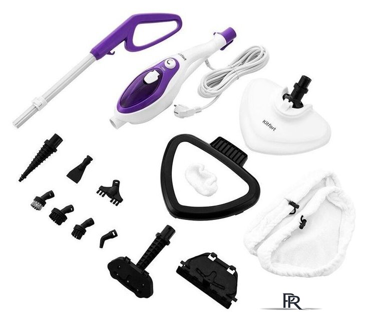 Паровая швабра Kitfort KT-1004-4 (фиолетовый) - Изображение №6 — Интернет-магазин ПроЗаказ