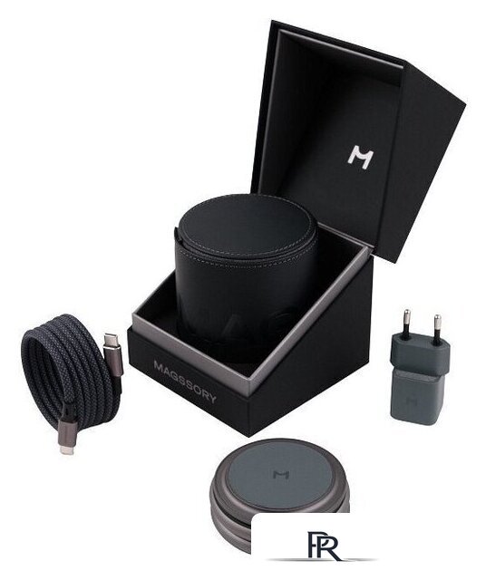 Беспроводное зарядное Magssory Disc Signature Edition 3 в 1 для Samsung WCH053 (серый) - Изображение №5 — Интернет-магазин ПроЗаказ