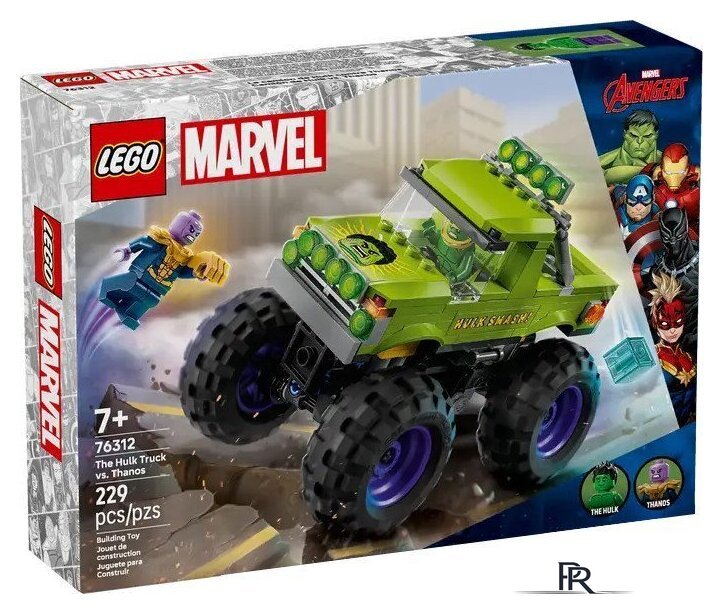 Конструктор LEGO Монстр-трак Халка против Таноса 76312 - Изображение №1 — Интернет-магазин ПроЗаказ