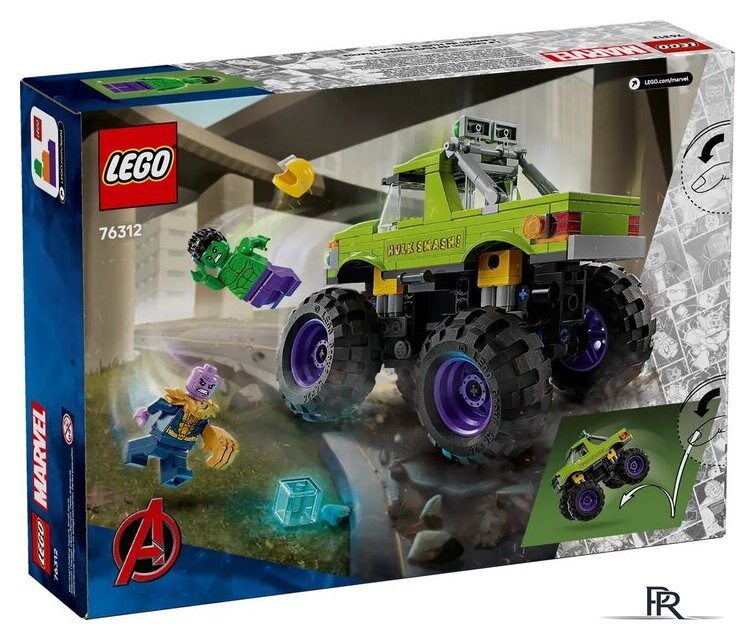 Конструктор LEGO Монстр-трак Халка против Таноса 76312 - Изображение №2 — Интернет-магазин ПроЗаказ