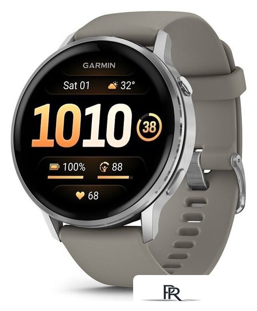 Умные часы Garmin Venu 4 45 мм (серебристый/серый) - Изображение №1 — Интернет-магазин ПроЗаказ