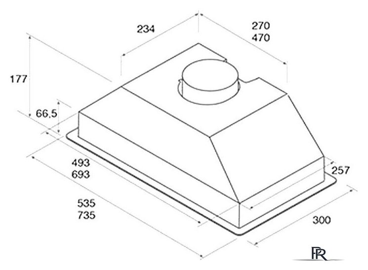 Кухонная вытяжка Jetair Viera Lux WH/A/52 PRF0174899 - Изображение №3 — Интернет-магазин ПроЗаказ