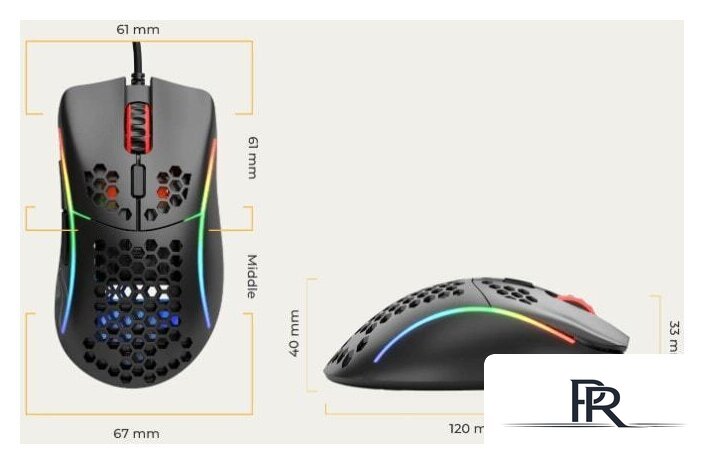 Игровая мышь Glorious Model D Minus (глянцевый черный) - Изображение №7 — Интернет-магазин ПроЗаказ