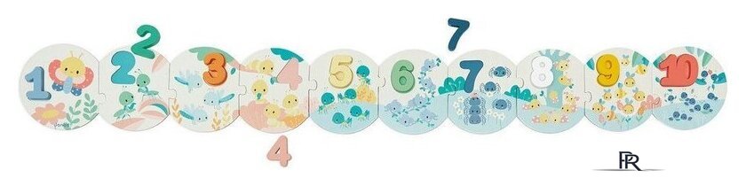 Развивающая игра Janod Цифры J08042 - Изображение №3 — Интернет-магазин ПроЗаказ