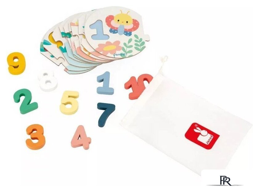 Развивающая игра Janod Цифры J08042 - Изображение №8 — Интернет-магазин ПроЗаказ