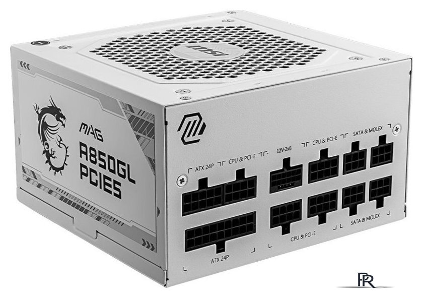 Блок питания MSI MAG A850GL PCIE5 WHITE - Изображение №1 — Интернет-магазин ПроЗаказ