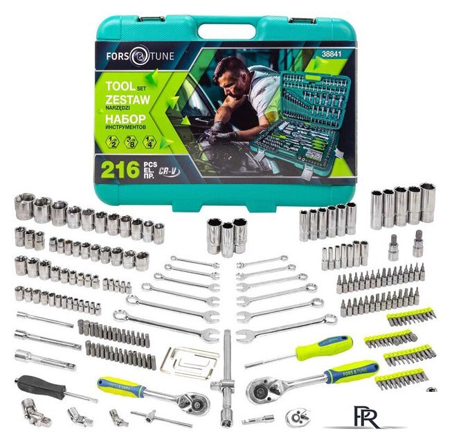 Универсальный набор инструментов FORSandTUNE 38841 (216 предметов) - Изображение №1 — Интернет-магазин ПроЗаказ