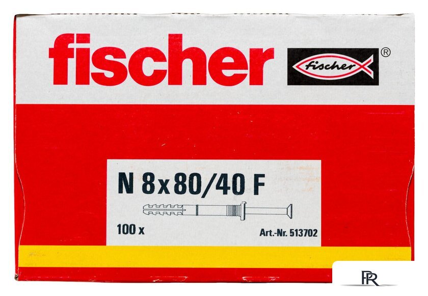 Дюбель-гвоздь Fischer N 8 x 80/40 F 513702 (100 шт) - Изображение №4 — Интернет-магазин ПроЗаказ