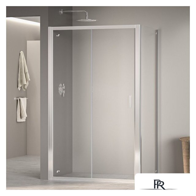 Душевой уголок RGW PA-74 (PA-14 + Z-050-2) 410874132-11 130x120 (хром/прозрачное стекло) - Изображение №1 — Интернет-магазин ПроЗаказ