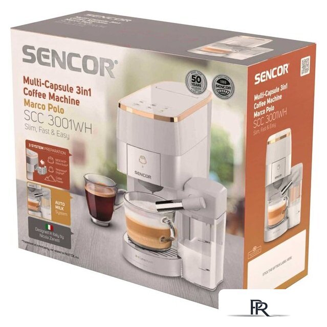 Капсульная кофеварка Sencor SCC 3001WH - Изображение №18 — Интернет-магазин ПроЗаказ