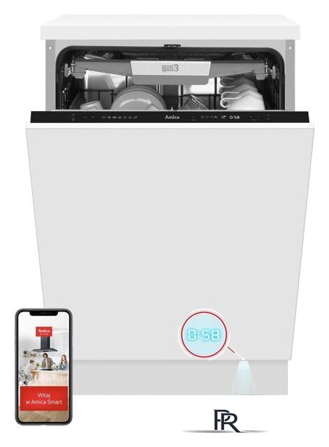 Встраиваемая посудомоечная машина Amica DIM66C7ELOCqT - Изображение №1 — Интернет-магазин ПроЗаказ