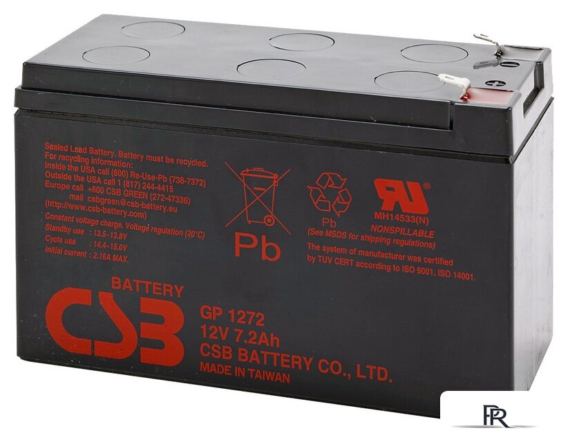 Аккумулятор для ИБП CSB Battery GP1272 F2 (12В/7.2 А·ч) - Изображение №1 — Интернет-магазин ПроЗаказ