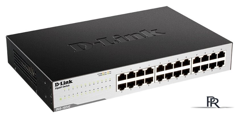 Неуправляемый коммутатор D-Link DGS-1024C/B1A - Изображение №2 — Интернет-магазин ПроЗаказ